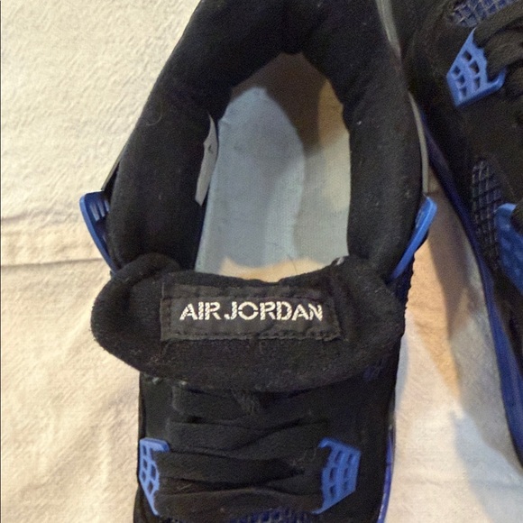 Jordan Black and Blue Sneakers - Picture 4 of 5